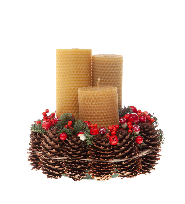 Composition Christmas candles – photo #4