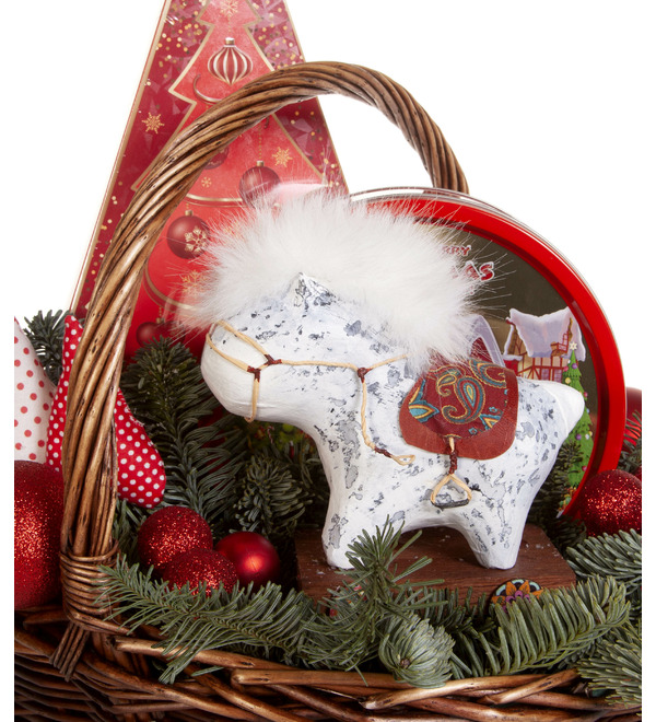 Подарочная корзина Нарядная ёлка – фото № 2