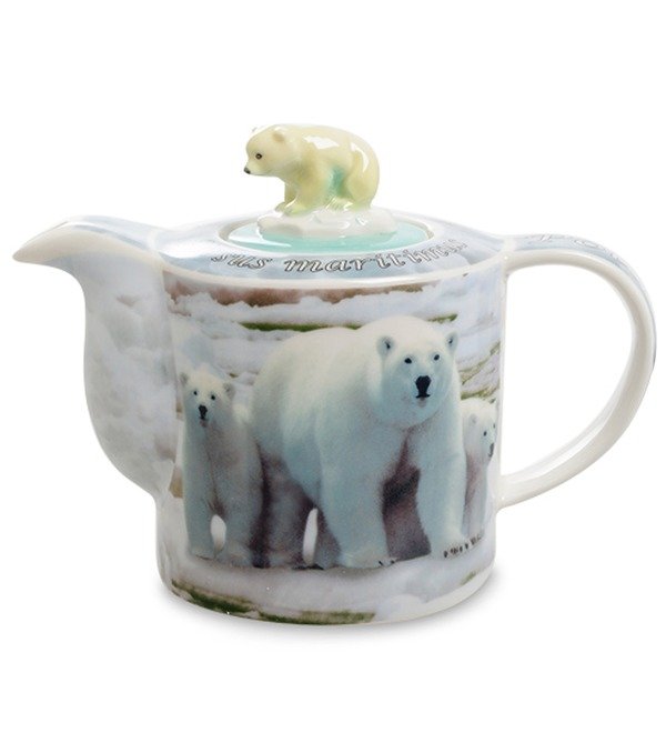Teapot White Bears (Cardew design) – photo #1