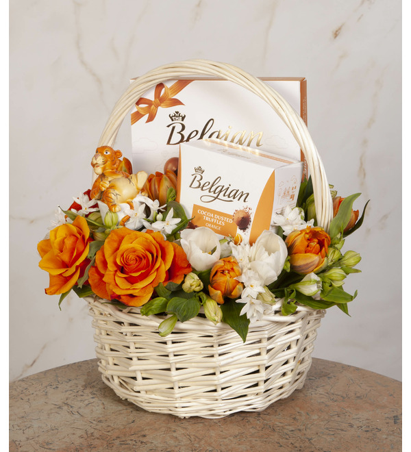 Подарочная корзина Оранжевая гармония – фото № 3