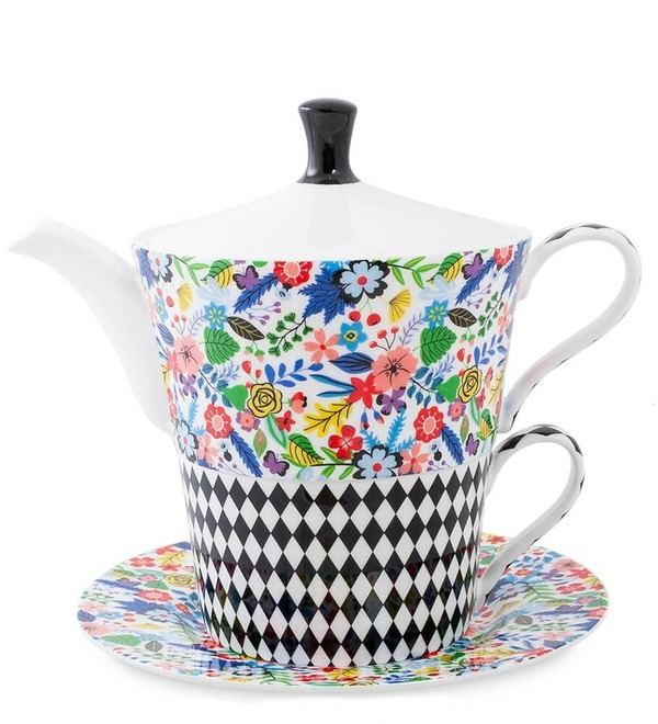Tea set Floral Art Nouveau (Stechcol) – photo #1