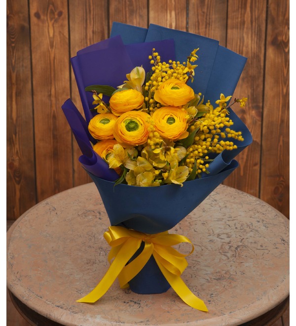 Bouquet-trio Golden Voice – photo #1