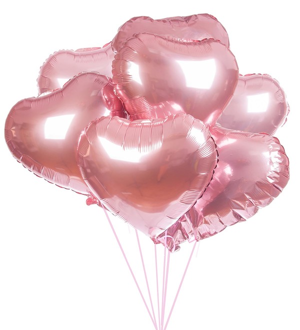 Bouquet of balloons Heart (7 or 15 balloons) – photo #1