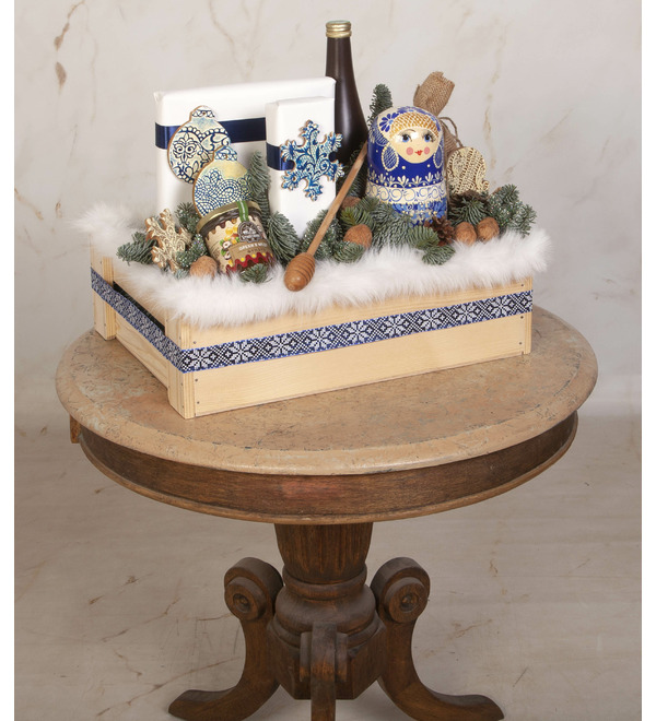 Подарочное кашпо Русская зима – фото № 4