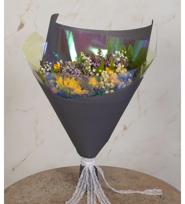 Букет-трио Первая весенняя песня – фото № 3