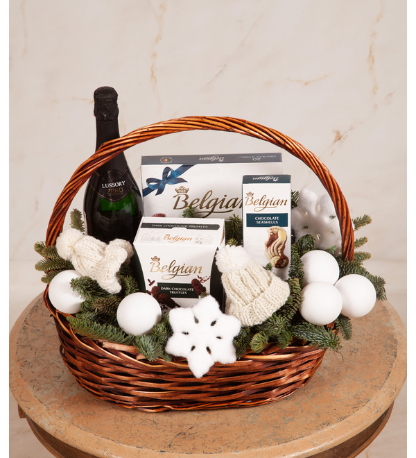 Подарочная корзина Снежки – фото № 1