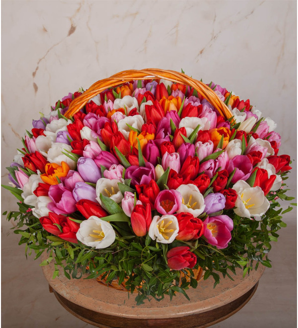 Композиция из тюльпанов Драгоценная моя... (51, 101 или 201) – фото № 3