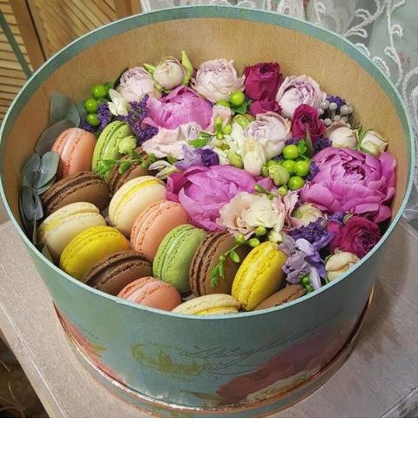 Коробка с цветами Цветочная мозаика BC02810 PAR – фото № 3