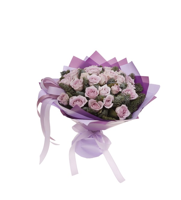 Bouquet-solo of Fifth Avenue Roses (15,25,35,51,75 or 101) – photo #5