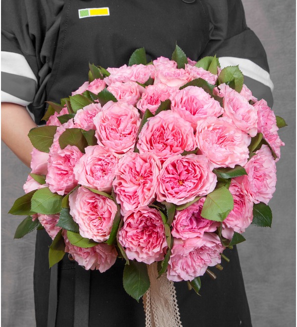 Bouquet of pion-shaped roses Mayras Rose (15, 25 or 51) – photo #1