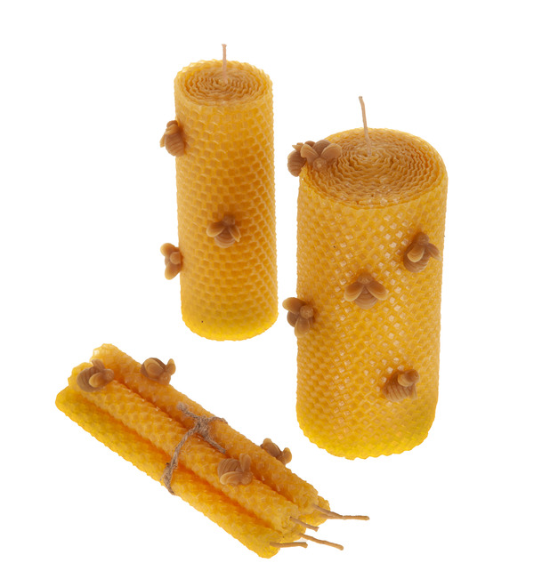 Set of candles Honey bees – photo #2