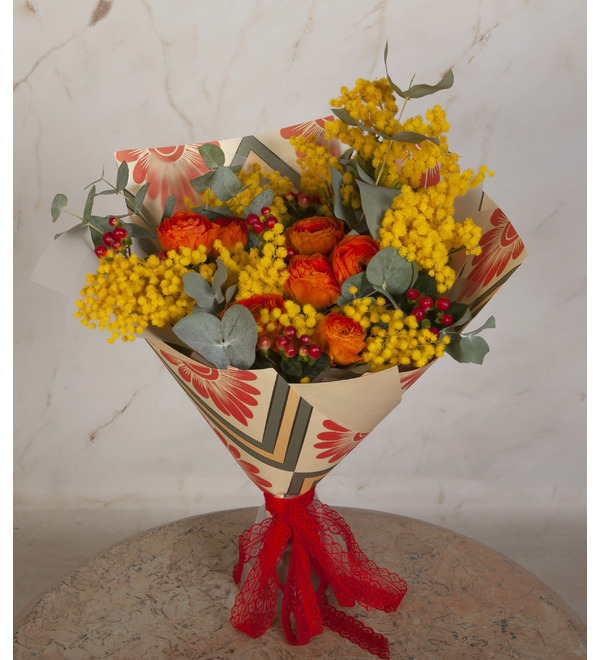 Букет-трио Тепло твоих объятий – фото № 1