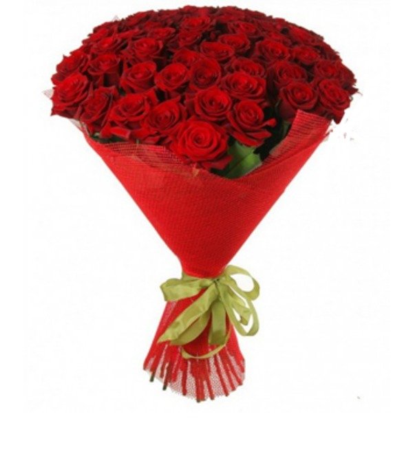 41 red roses in a wrapping СY904 LE- – photo #1