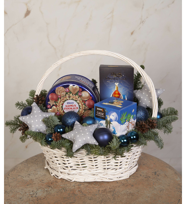 Подарочная корзина Новогодние сапфиры – фото № 1