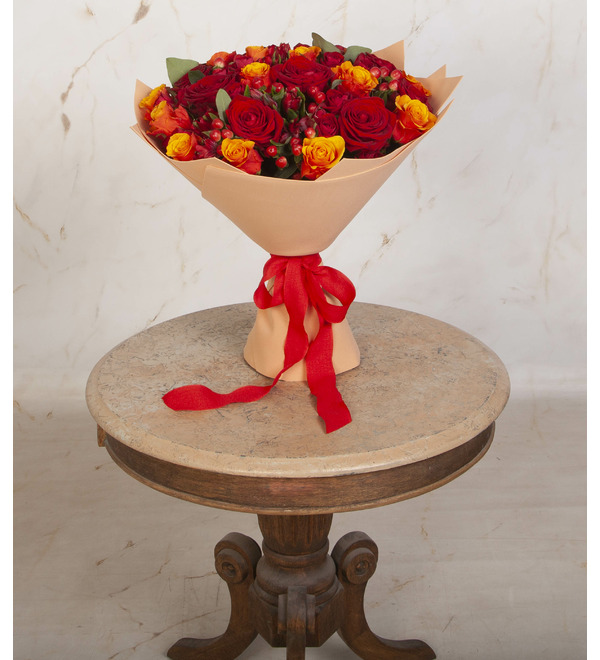 Букет-оркестр Пламя любви – фото № 4