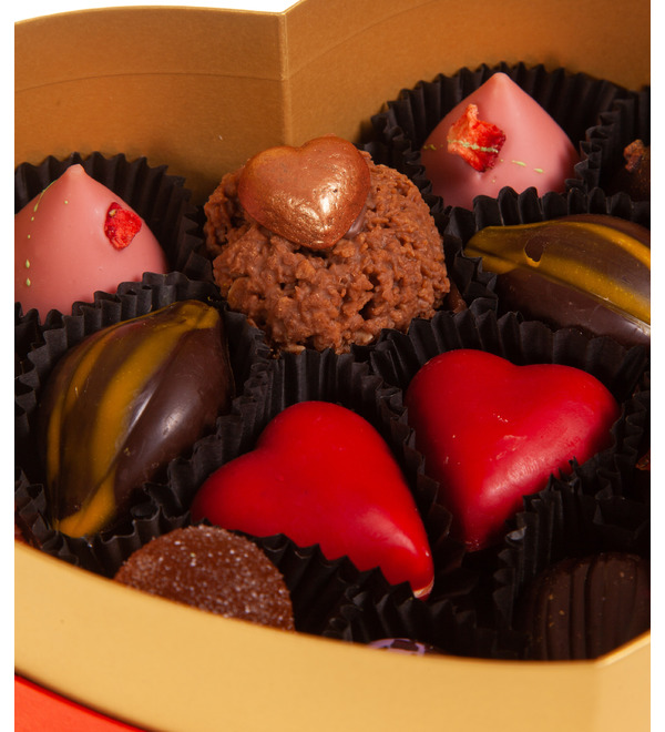Конфеты ручной работы из бельгийского шоколада Воздушный поцелуй – фото № 2