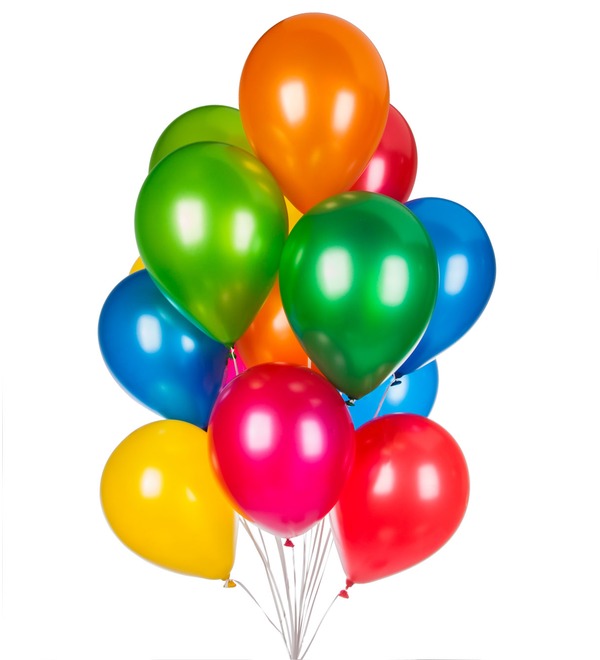 Bouquet of balloons Rainbow (15 or 31 balloons) – photo #1