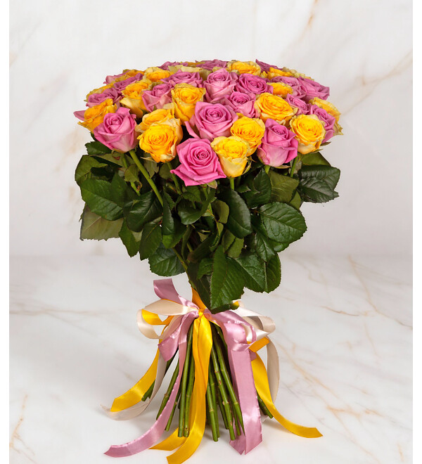 Bouquet-duet Always together (15,25,35,51,75,101 or 151) – photo #1