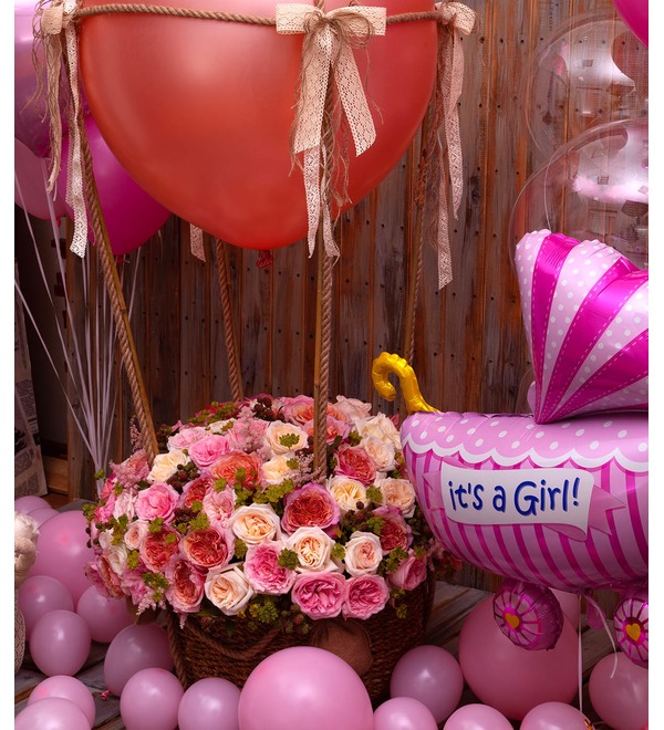 Decoration with balloons Happy Birthday to the Daughter! – photo #2
