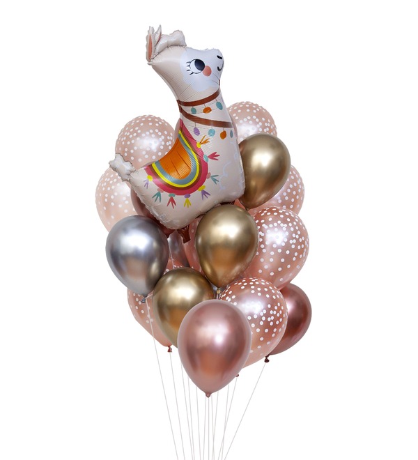Bouquet of balloons Best friend (11 or 21 balloons) – photo #1