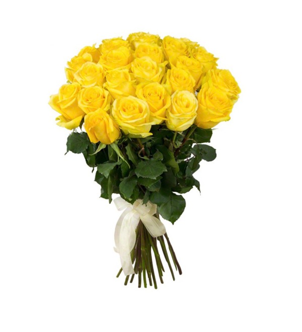 Bouquet 25 Yellow Roses BZ15 BRA – photo #1
