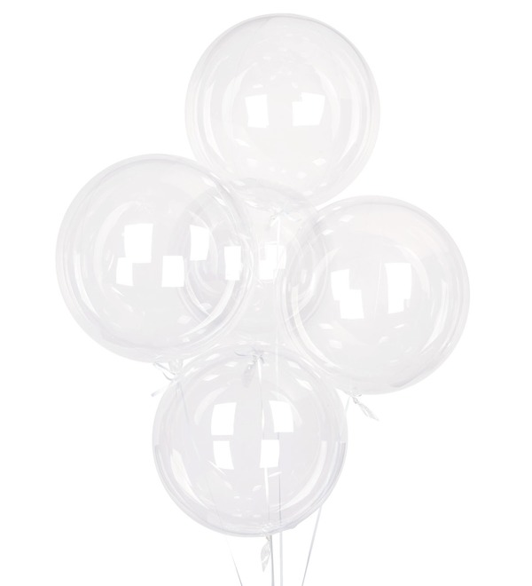 Букет шаров Мыльные пузыри (5 или 11 шаров) – фото № 1