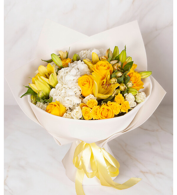 Bouquet-orchestra Gold of the Sun – photo #1