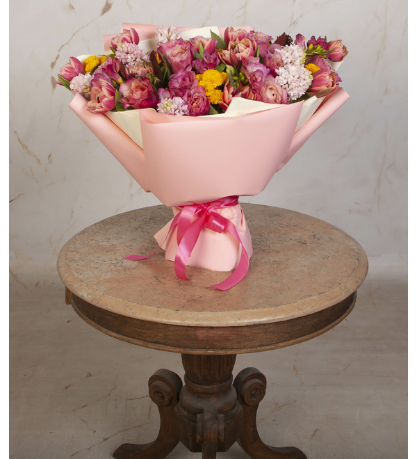 Букет-оркестр Малиновый рассвет – фото № 4