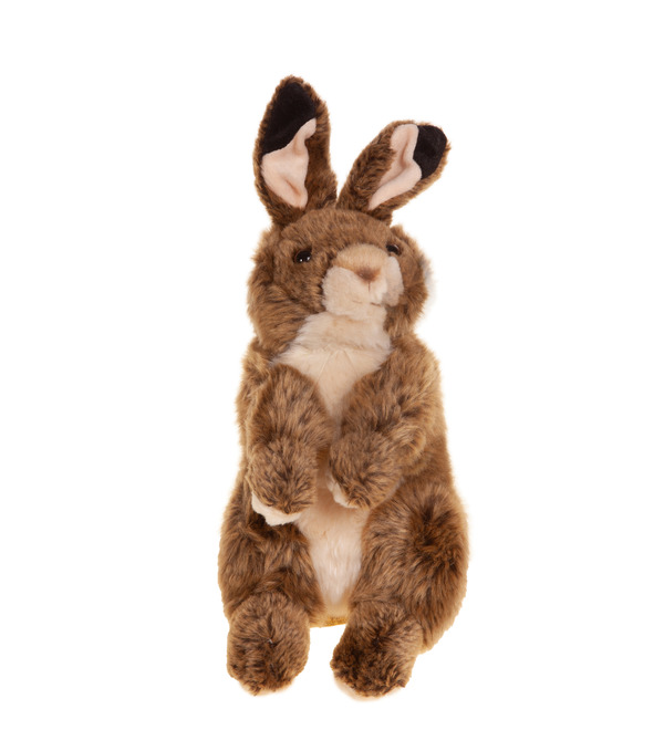 Soft toy Brown rabbit (25 cm) – photo #1
