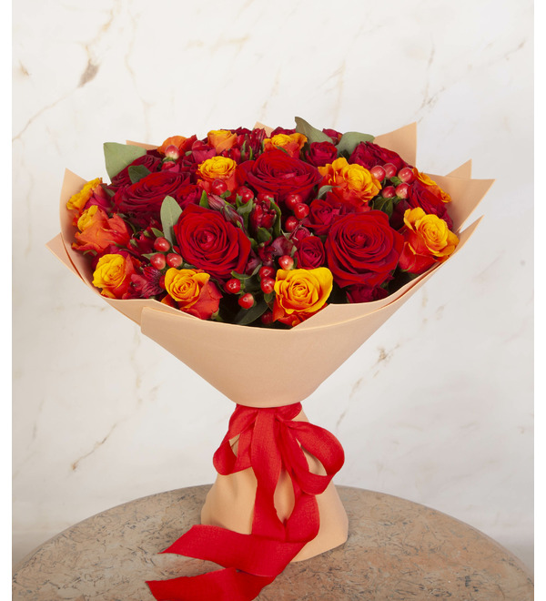 Букет-оркестр Пламя любви – фото № 3