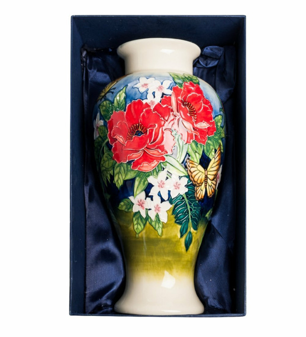 Porcelain vase Poppies (Pavone) – photo #3