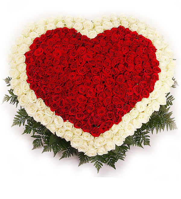 Composition Happy Love (101, 301 or 501 roses) AR608 RUS – photo #4