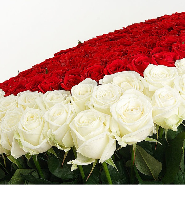 Composition Happy Love (101, 301 or 501 roses) AR608 RUS – photo #2