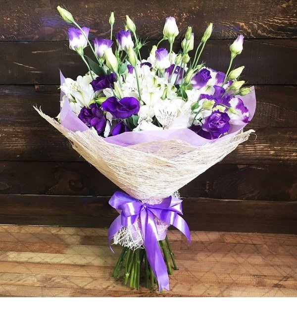 Bouquet Eustoma and Alstroemeria LF3 KRA – photo #1