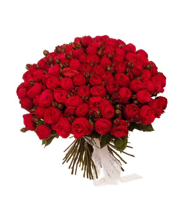 Bouquet-solo roses Red Piano (75,101,151 or 201) – photo #5