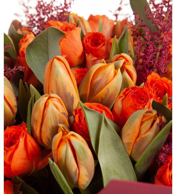 Bouquet-trio Fiery heart – photo #2