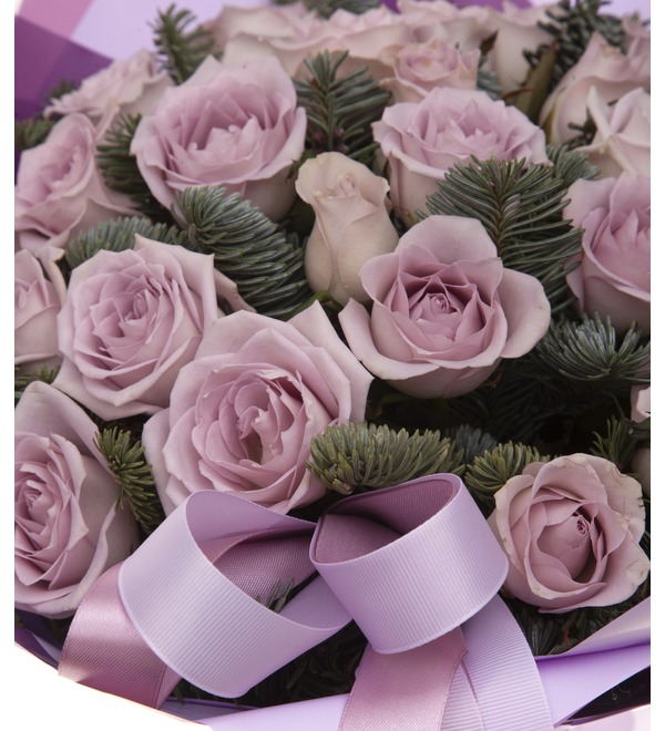 Bouquet-solo of Fifth Avenue Roses (15,25,35,51,75 or 101) – photo #2