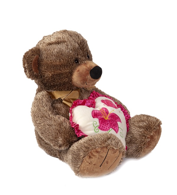Soft toy Bear with a bow (50 cm) – photo #4