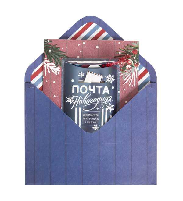 Открытка ручной работы Новогодняя почта OTK3749 – фото № 3