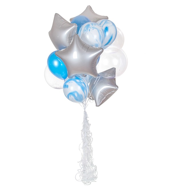 Fountain of balloons Congratulations! – photo #1