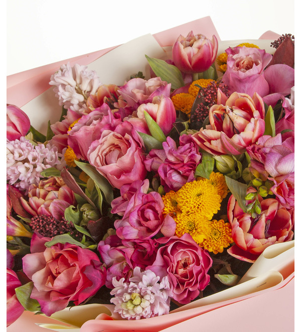 Букет-оркестр Малиновый рассвет – фото № 2