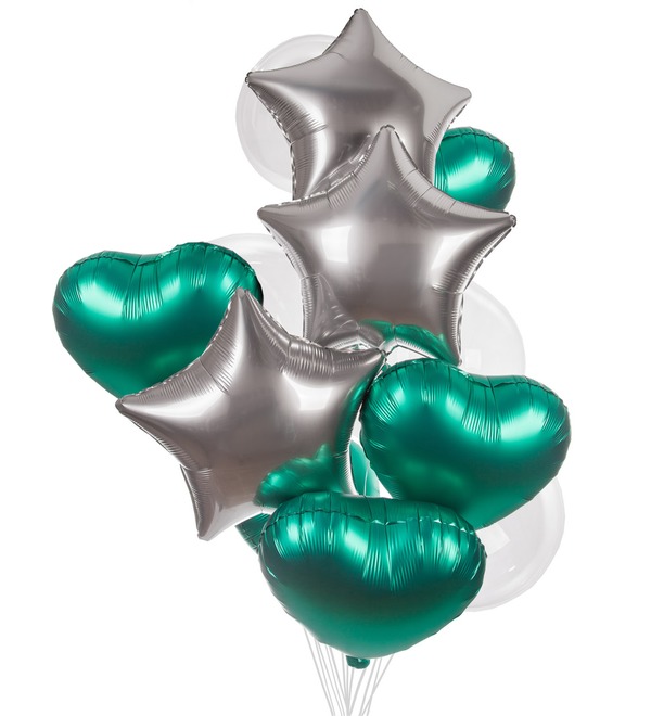 Bouquet of balloons Holiday (11 or 21 balloons) – photo #1