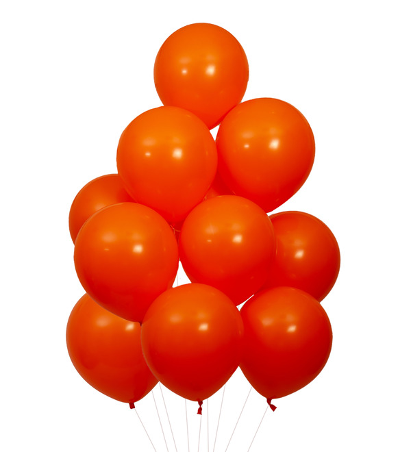 Bouquet of balloons Orange mood (15 or 31 balloons) – photo #1