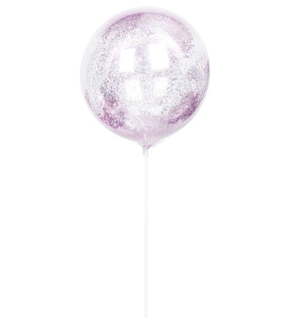 Exclusive balloon with glitter – photo #1