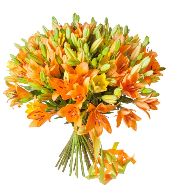 Bouquet of 45 lilies For You – photo #5