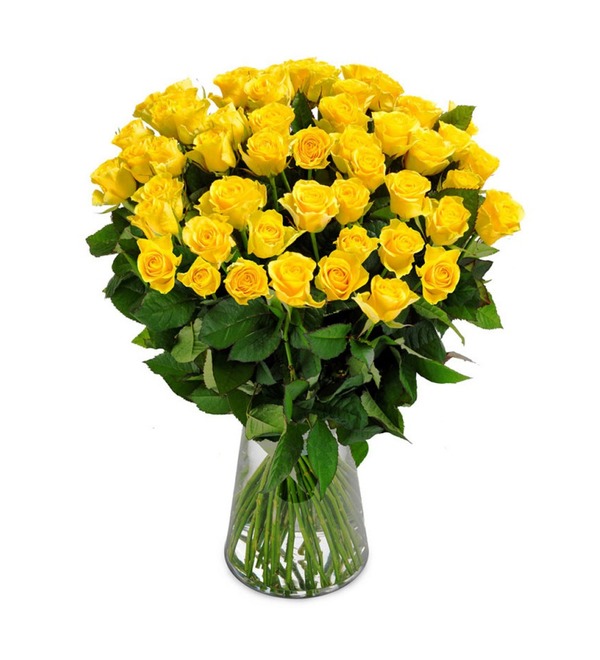Желтые розы BC02075 EL- – фото № 1
