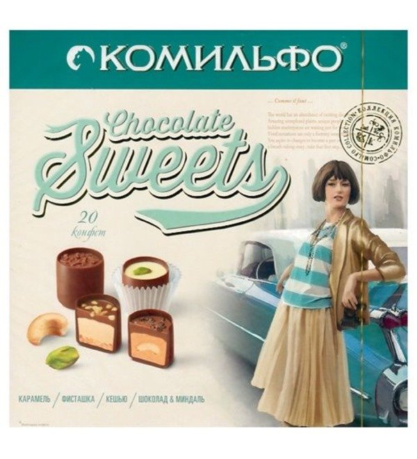 Комильфо, шоколадные конфеты, подарочная упаковка, 232 гр. RU KMN147 ADL – фото № 2
