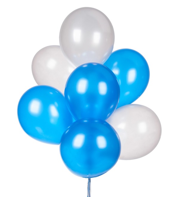 Bouquet of balloons Frost (11 or 21 balloons) – photo #1