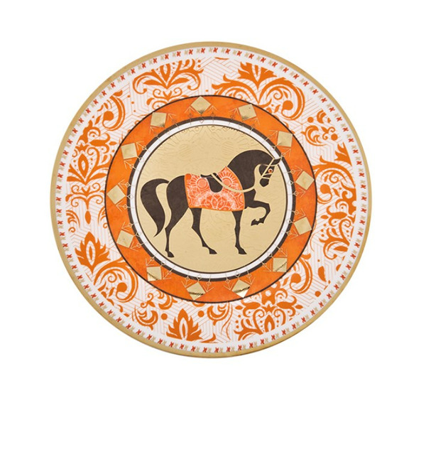 Блюдо Лошадь (оранжевое) – фото № 2