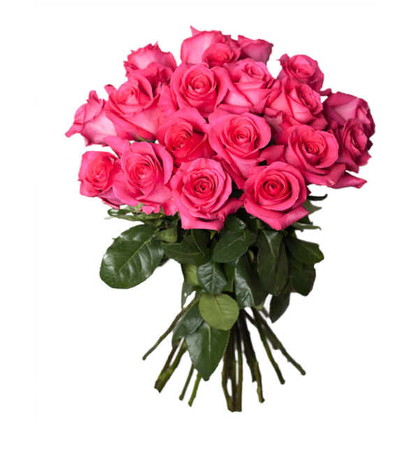 Букет Freedom из розовых роз, 50 см 11/15/21 роз FR8 KUS – фото № 1